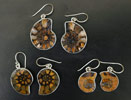 Ammonite Earrings