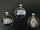 Round Orthoceras Pendants