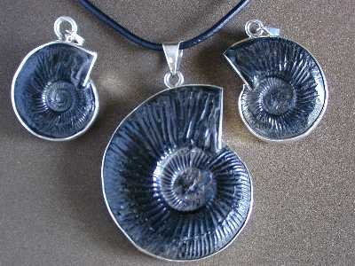 Ammonite Pendants