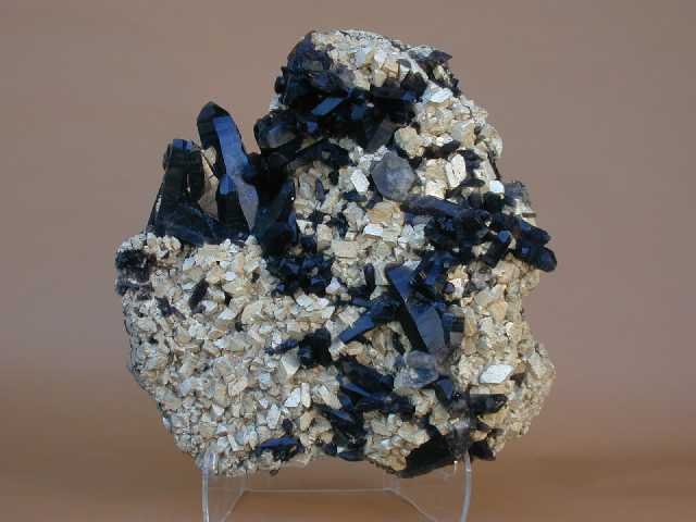 Smokey Quartz on Feldspar